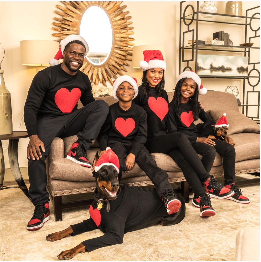 Black family shop christmas pictures